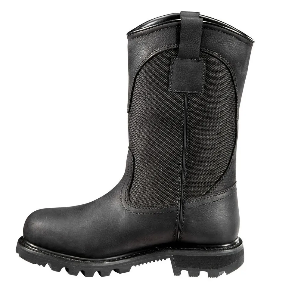 10-INCH WELLINGTON NON-SAFETY TOE WORK BOOT - BLK-Black Oil Tanned | Carhartt CWP1151