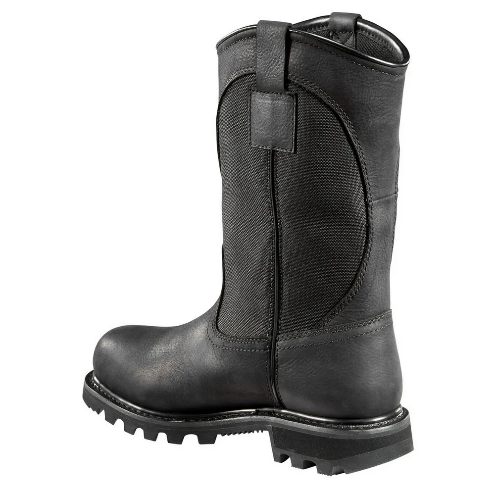 10-INCH WELLINGTON NON-SAFETY TOE WORK BOOT - BLK-Black Oil Tanned | Carhartt CWP1151