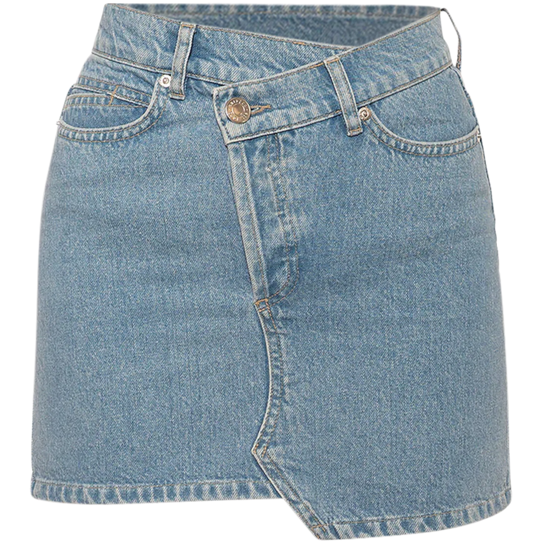 Asymetric Skirt - Light Blue