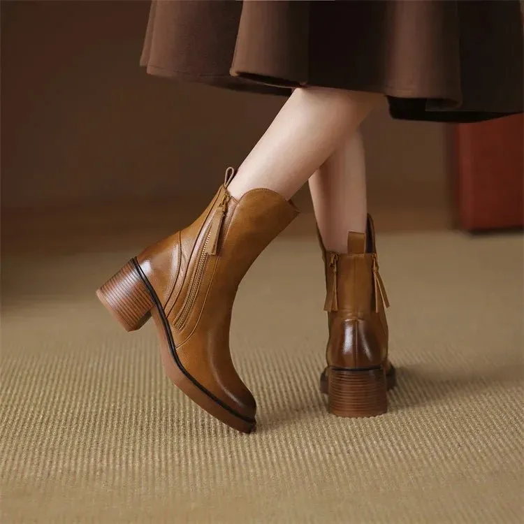 Block Heel Boots