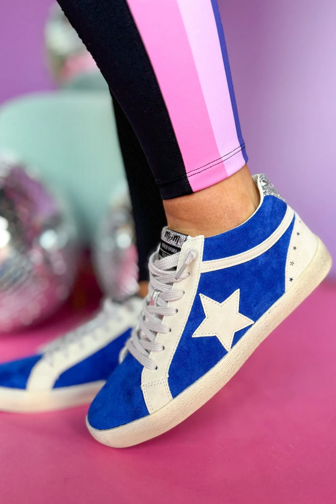 Blue Star Mid Sneakers
