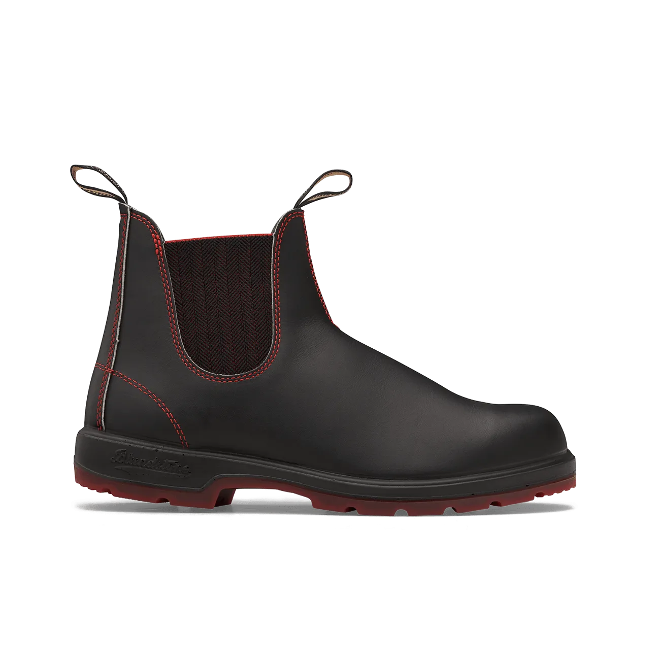 Blundstone Classic Boots 2342- Black Red Elastic