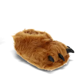 Brown Monster Feet Slippers