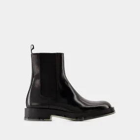 CALF LEATHER BOOTS