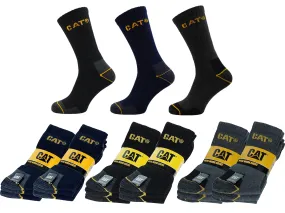 CAT Caterpillar Crew Workwear Socks. 3 Pair Pack.