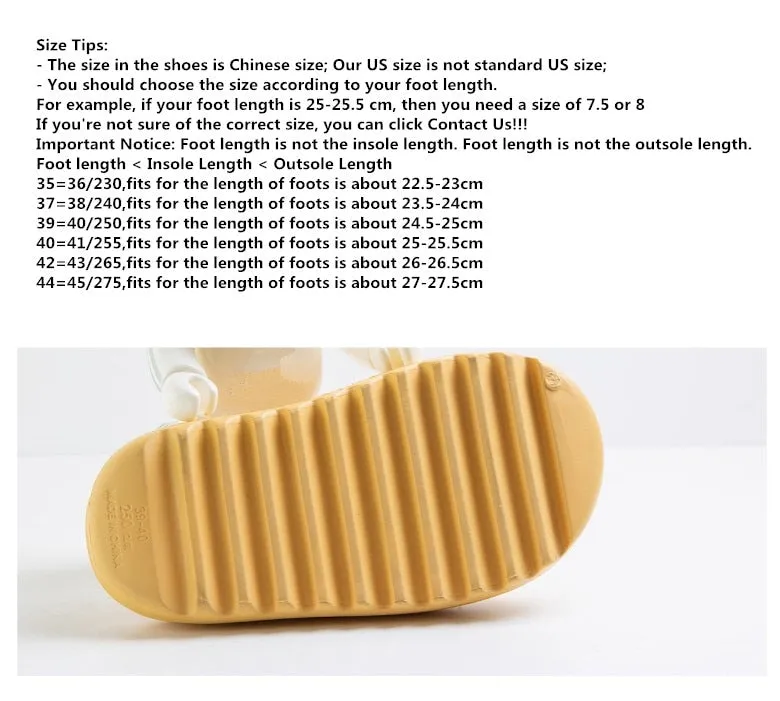 Comfortable Soft Plain Non-slip Slippers