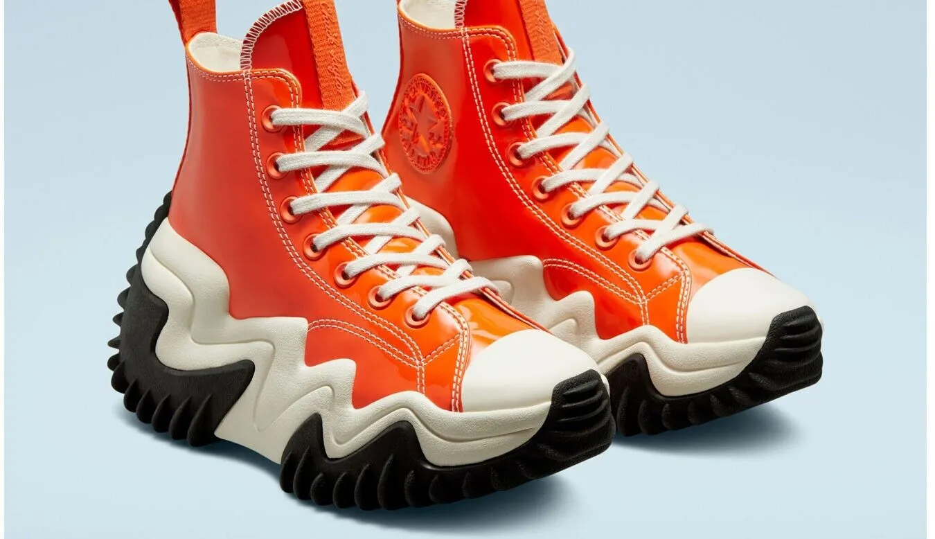 Converse Run Star Motion 171424C Unisex Bold Mandarin/Black/White Sneakers C39
