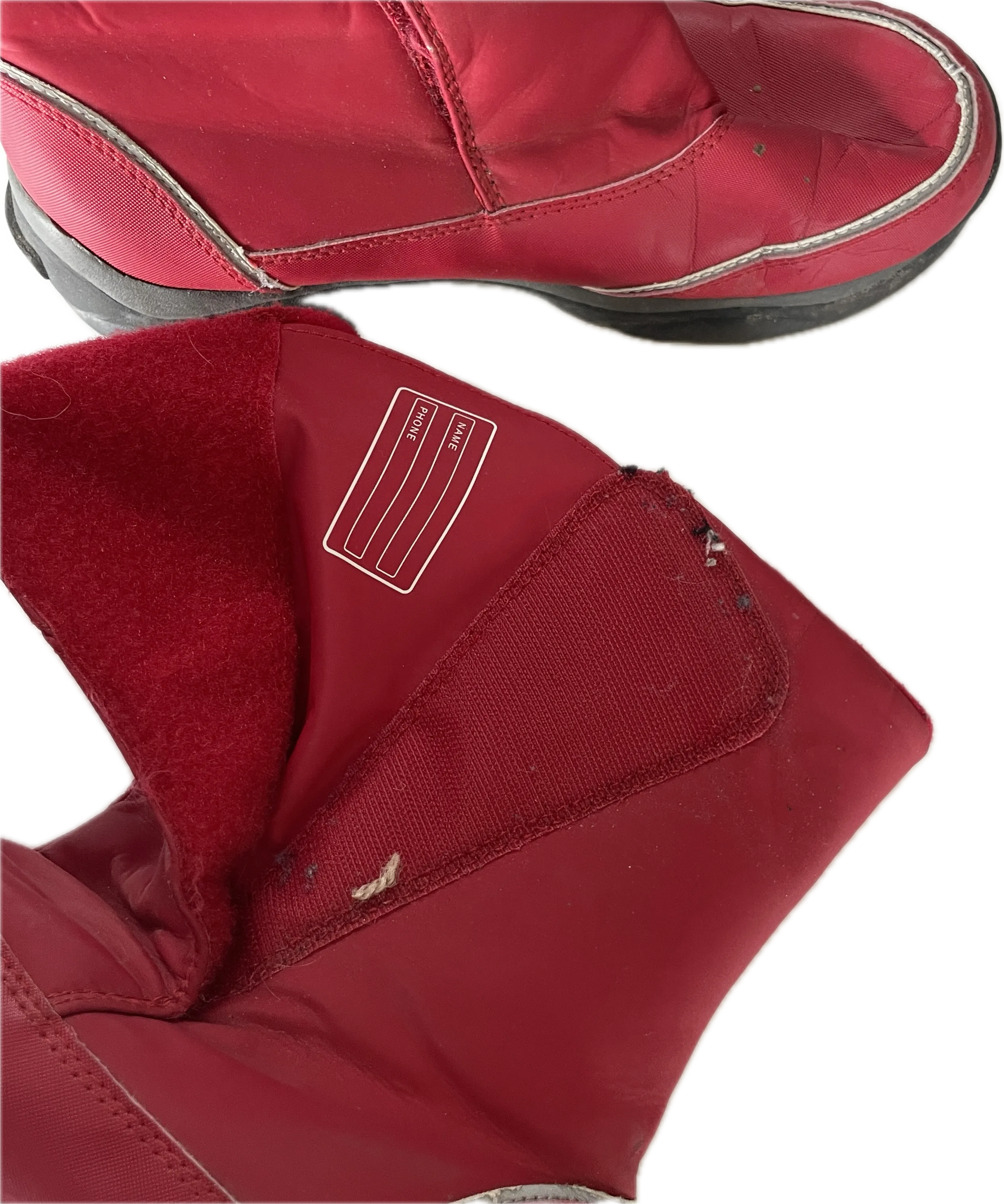 Cool retro snow boots Red Hook Loop Close Warm Name Tag UK 5;US 6M EU 38 ;SKU 5274