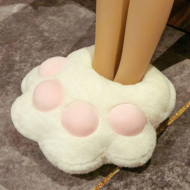 Cosy 2-in-1 Paw Plush Slipper