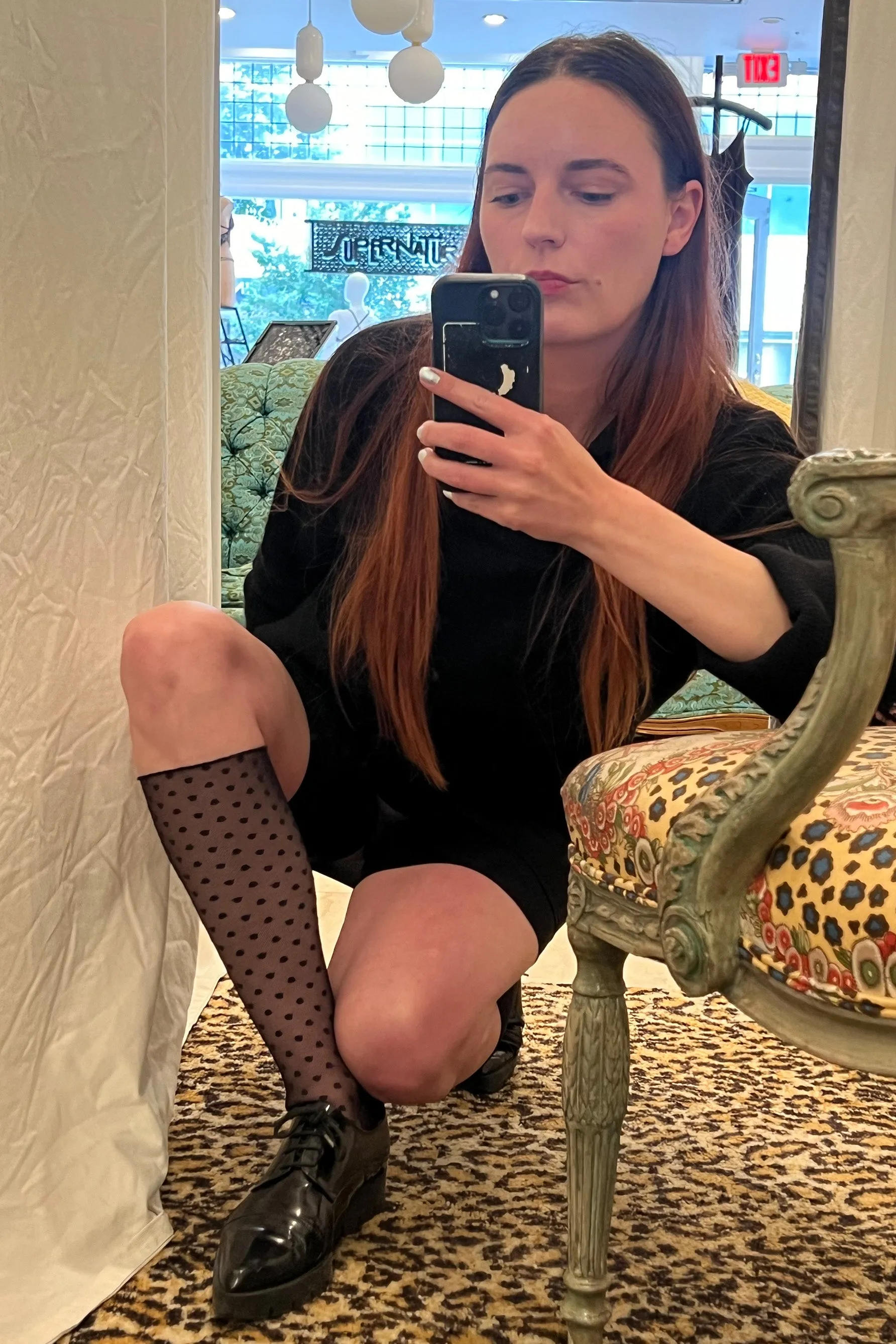 Coucou Lola Ankle Sock in Black