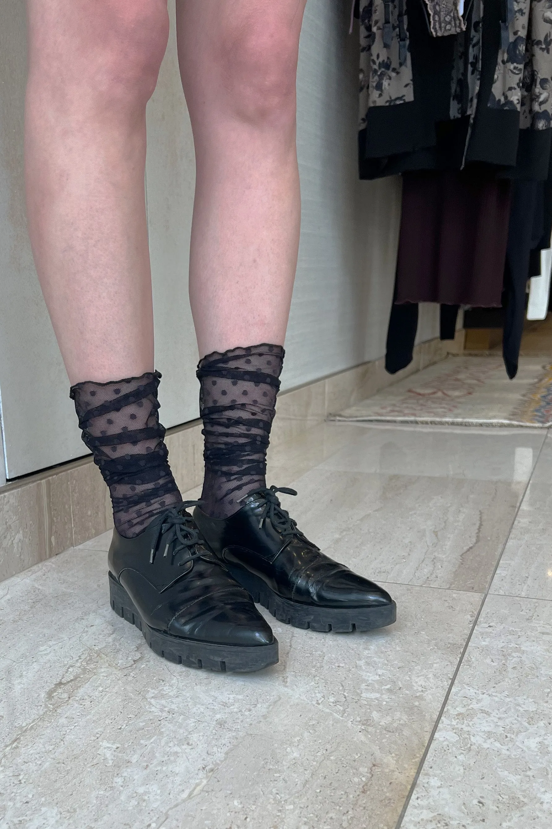 Coucou Lola Ankle Sock in Black