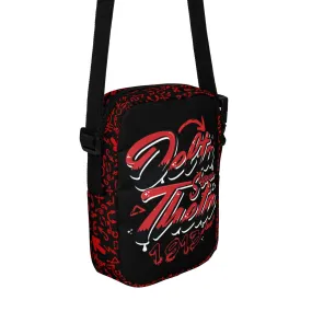 Delta Sigma Theta Level Up Graffiti Utility crossbody bag