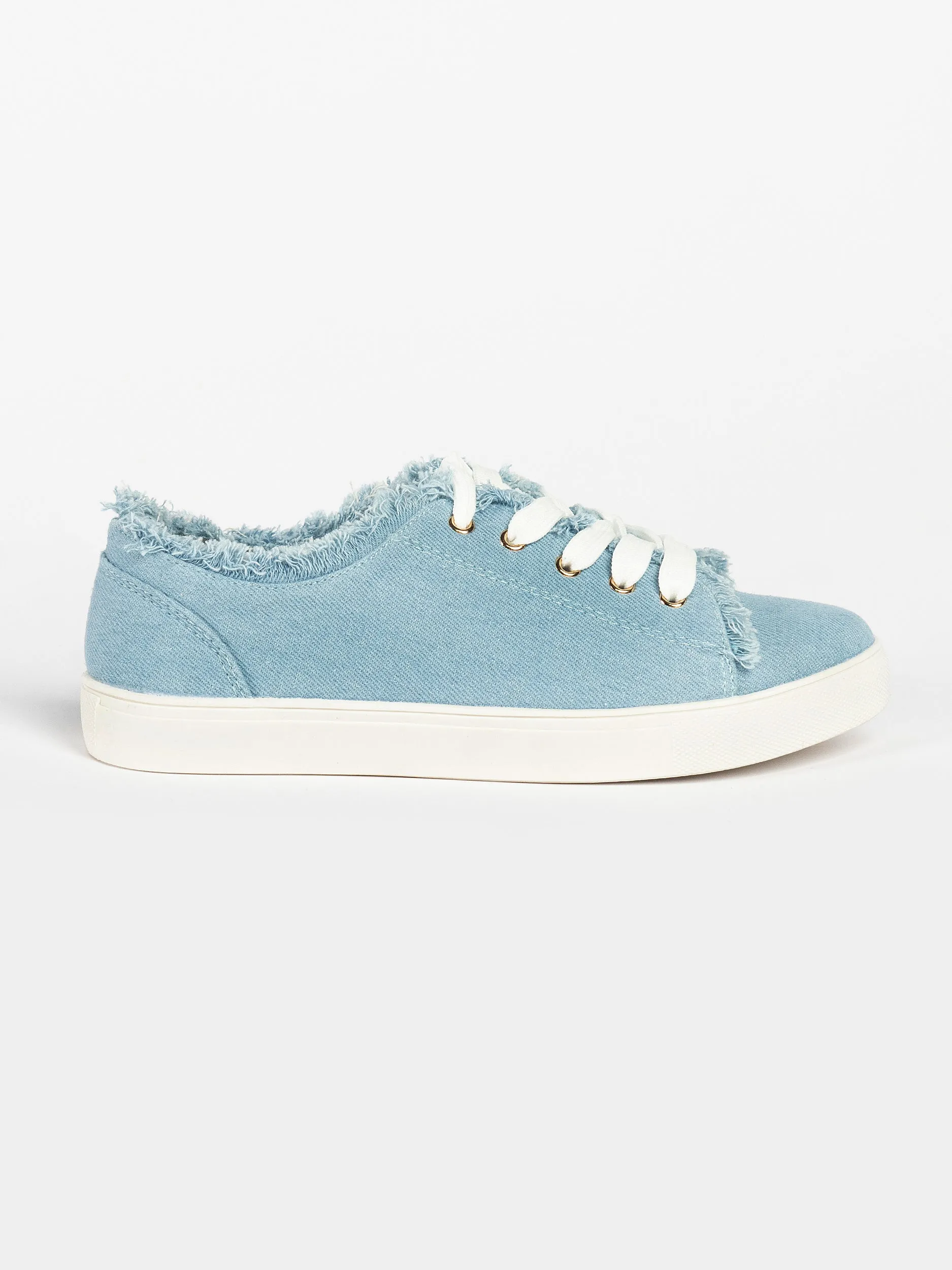 Denim Textured Sneakers
