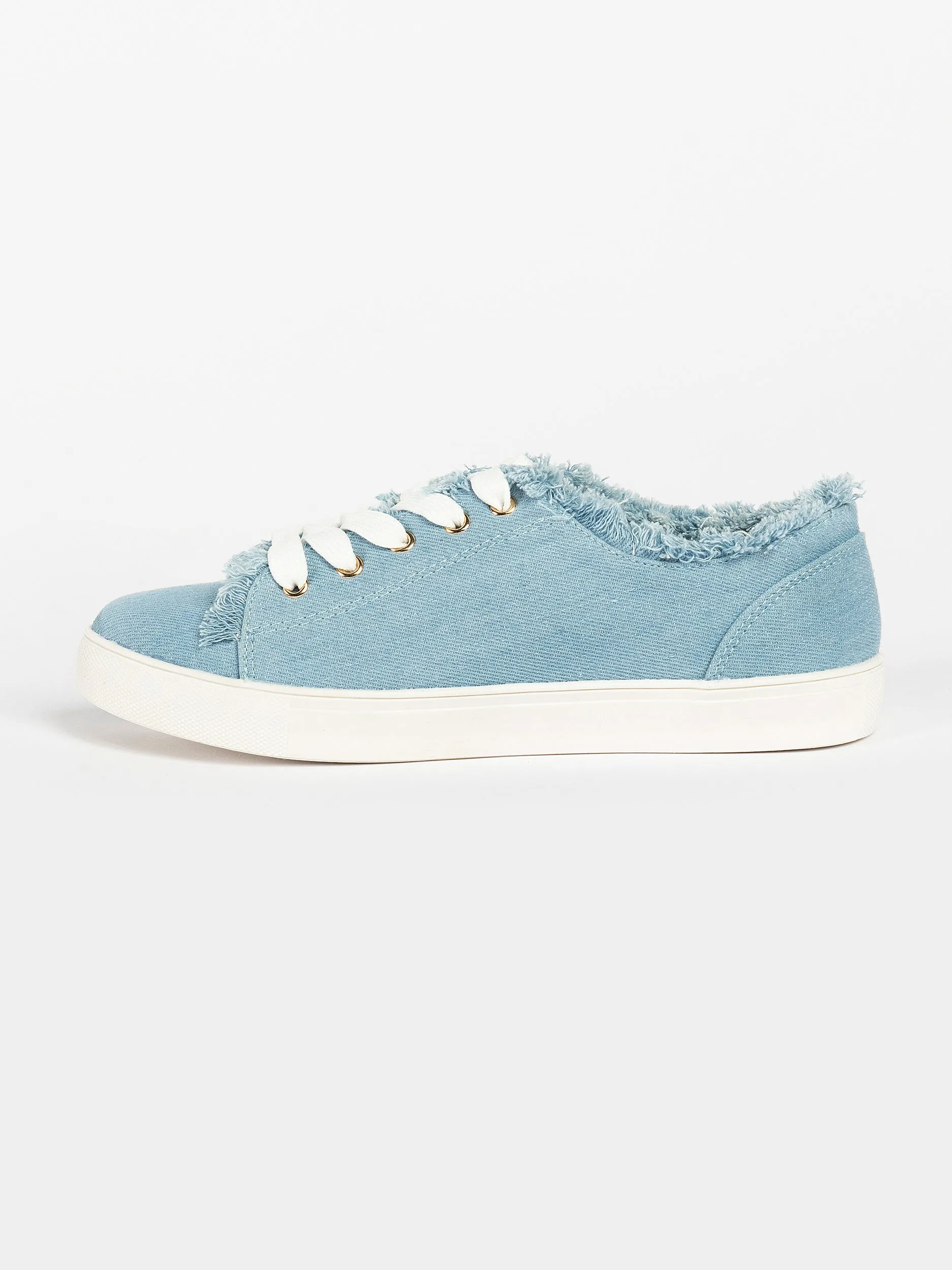 Denim Textured Sneakers