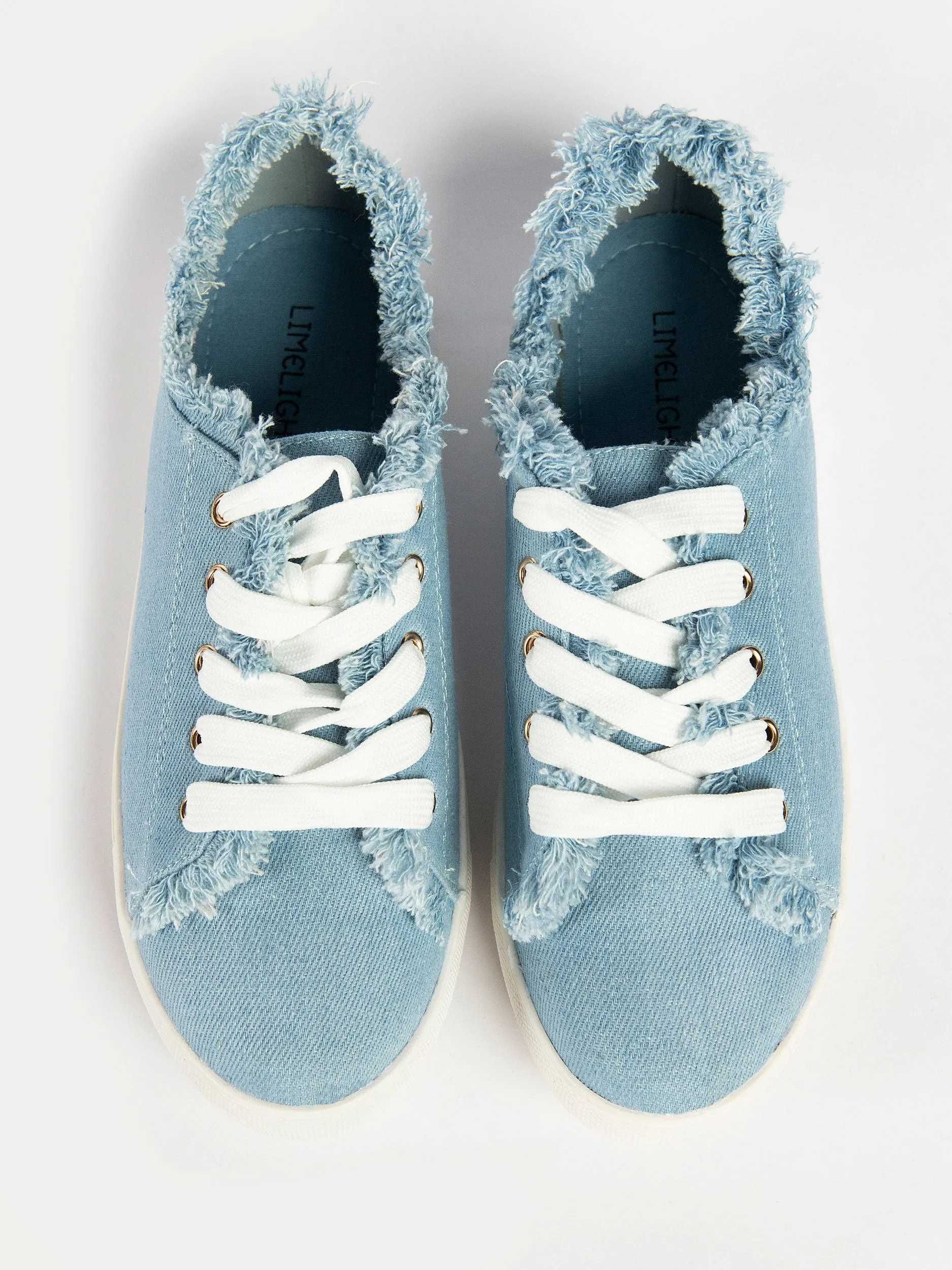 Denim Textured Sneakers