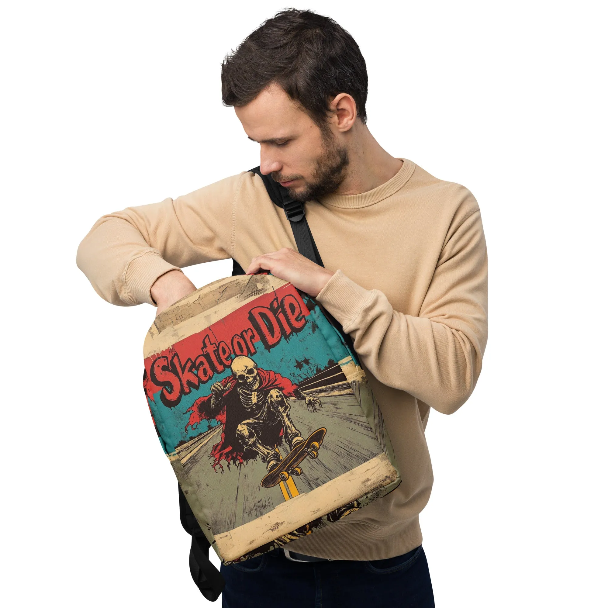 DUO MODERN "Skate Or Die" Minimalist Backpack