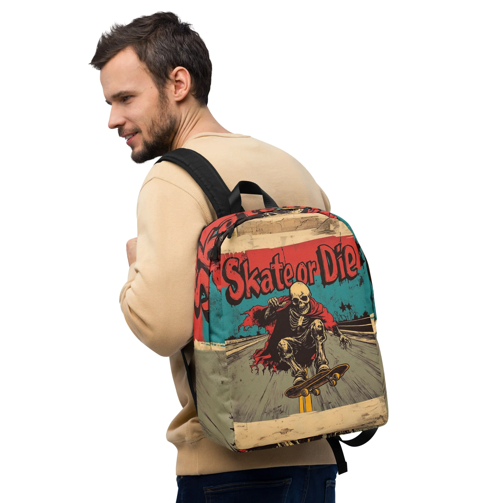 DUO MODERN "Skate Or Die" Minimalist Backpack