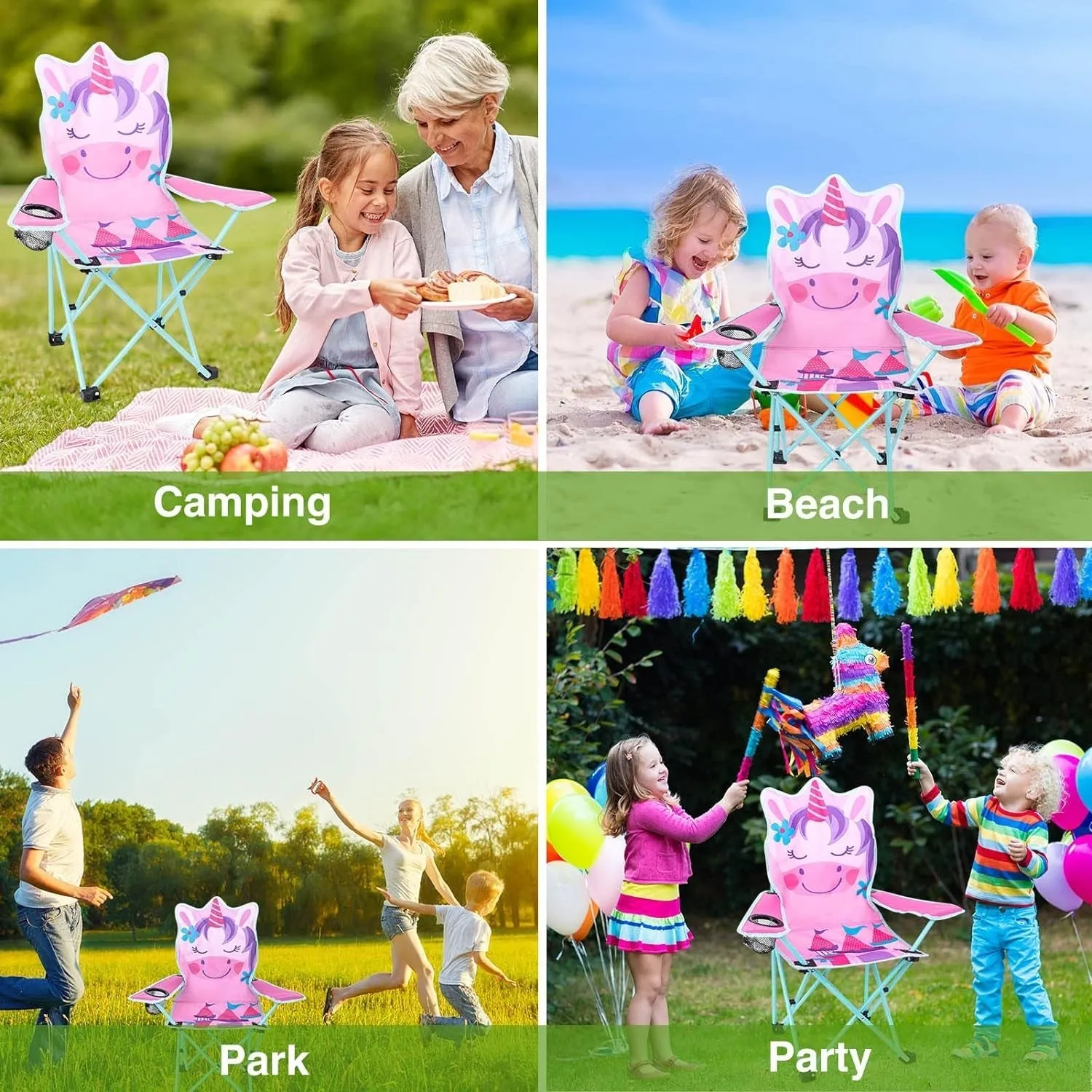 Durable Kids' Camping Chair for Outdoor Adventures - Perfect for Glamping
