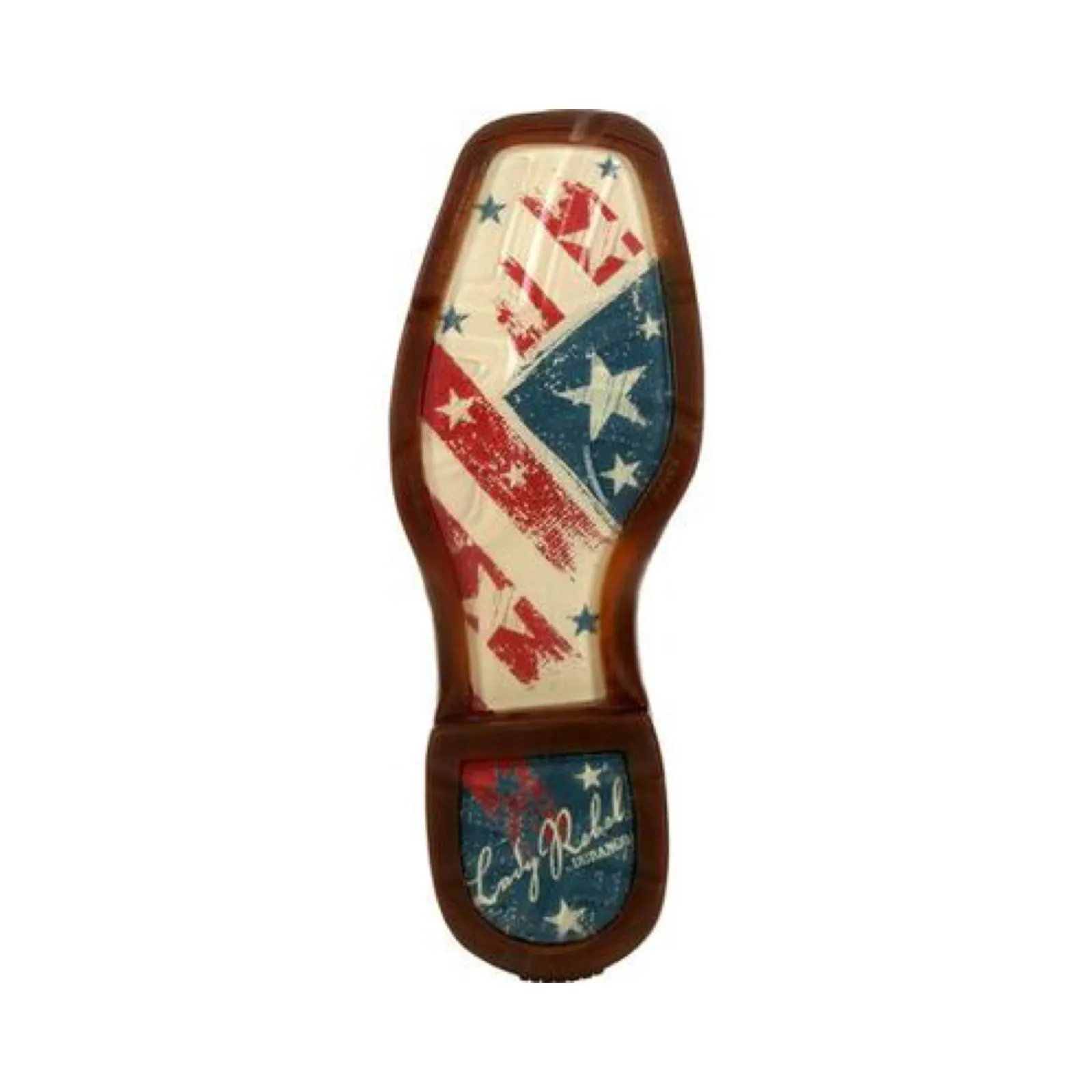 Durango® Ladies Brown & White Flag Embroidery Western Boots DRD0394