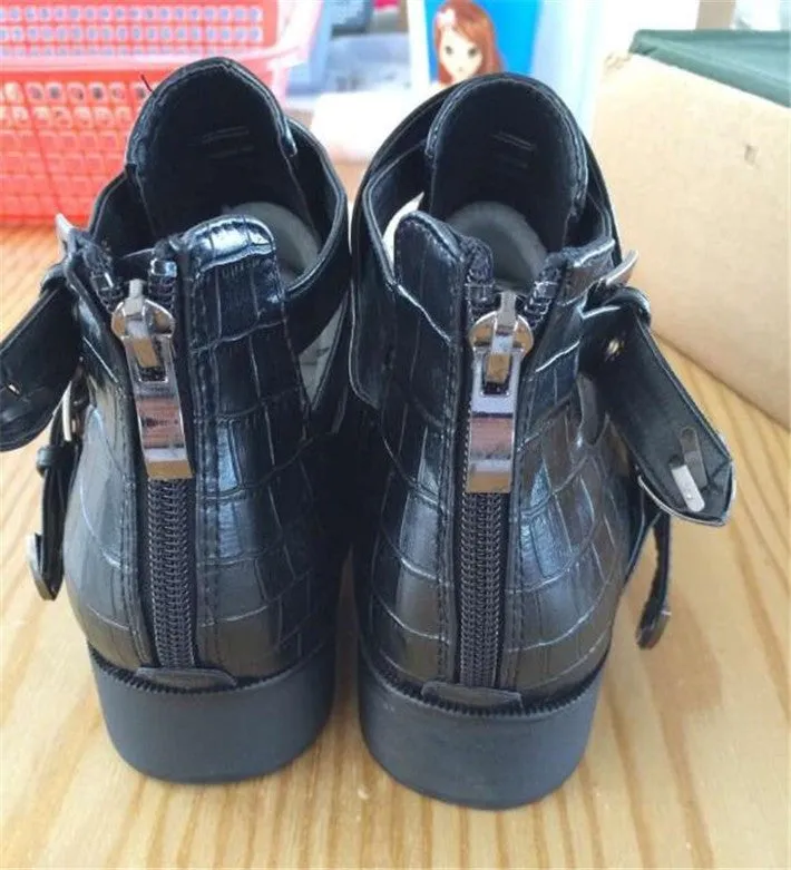 Female Stylish PU Leather Pointed Toe Boots