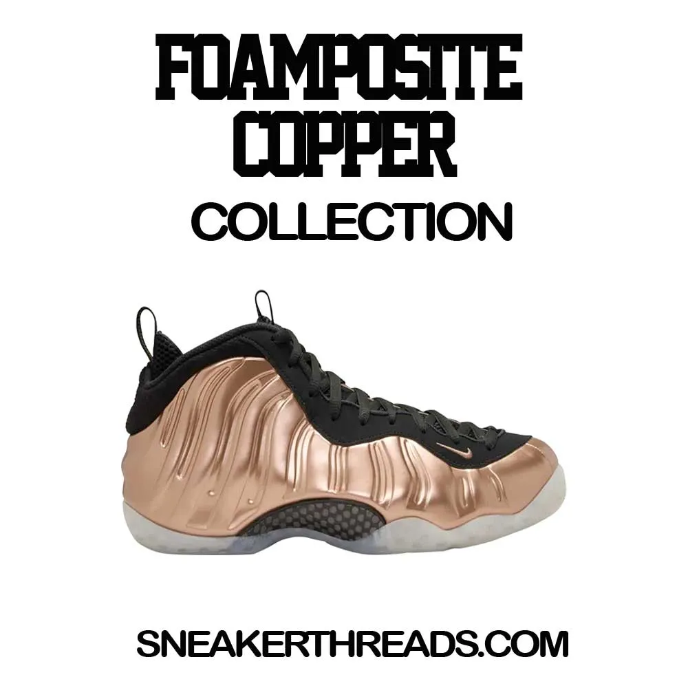 Foamposite Copper Blowing Money Fast Shirt