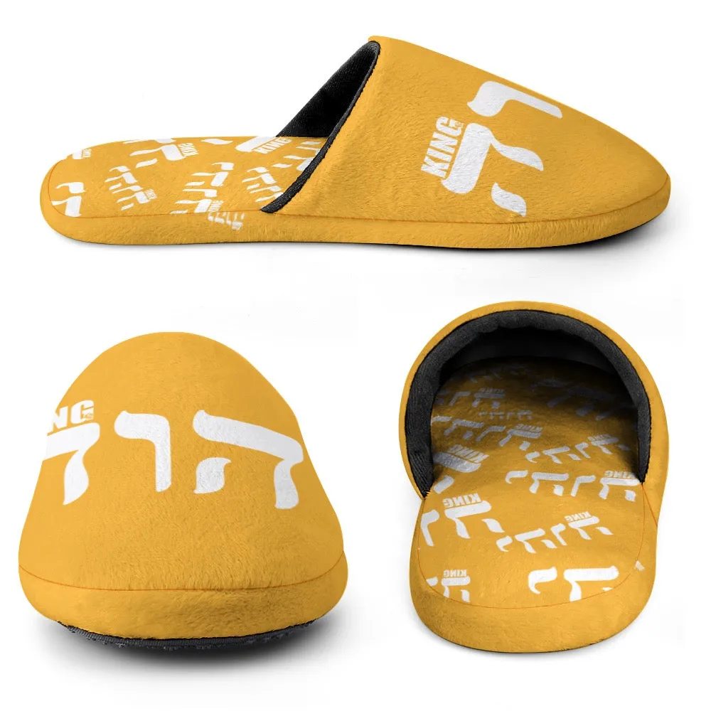 KING YAHWEH Plush Slippers