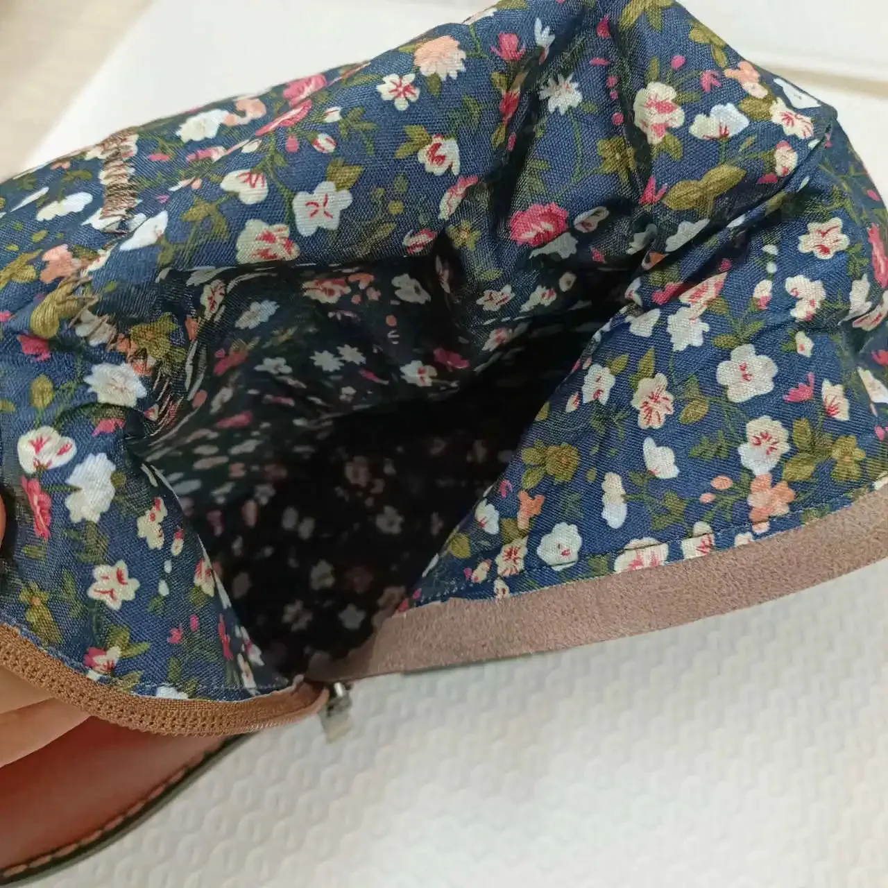 Lady Flower Embroidered Jacquard Print Cloth Spring Boots & Genuine Leather