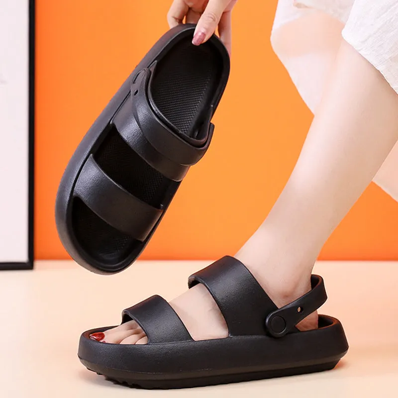 Lucyever 2022 Summer Thick Platform Cloud Slippers