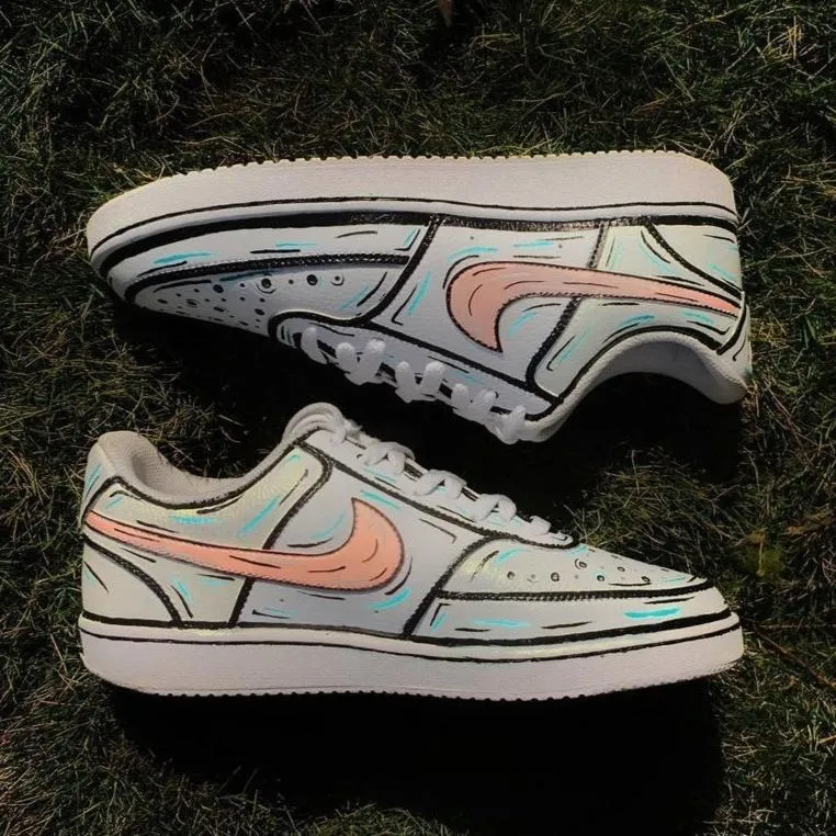 Macaron Graffiti Custom Air Force 1