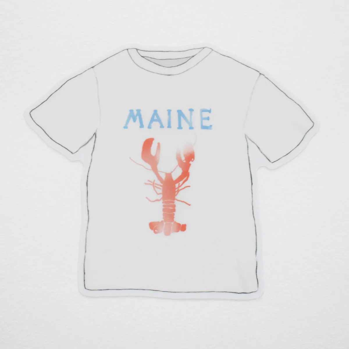 Maine Tee Sticker