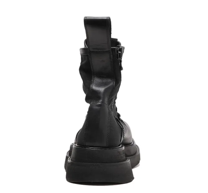 MARTINOX BROXA BRITISH STYLE HIGH TOP LEATHER BOOTS