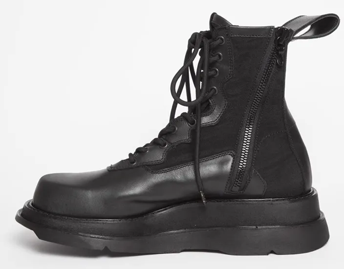 MARTINOX BROXA BRITISH STYLE HIGH TOP LEATHER BOOTS