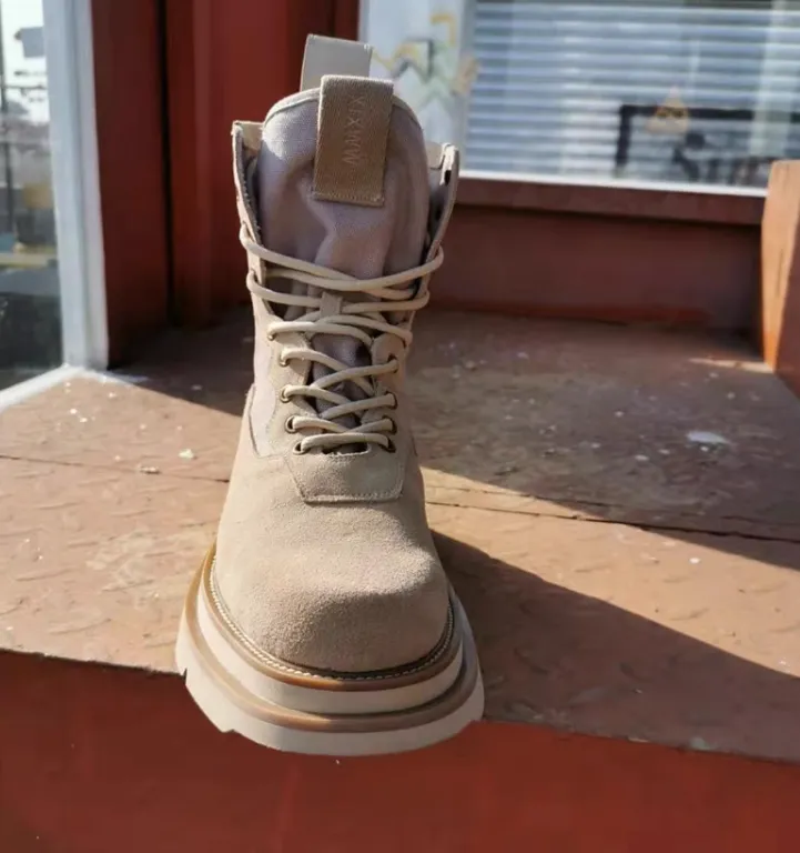 MARTINOX BROXA BRITISH STYLE HIGH TOP LEATHER BOOTS