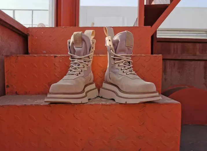 MARTINOX BROXA BRITISH STYLE HIGH TOP LEATHER BOOTS