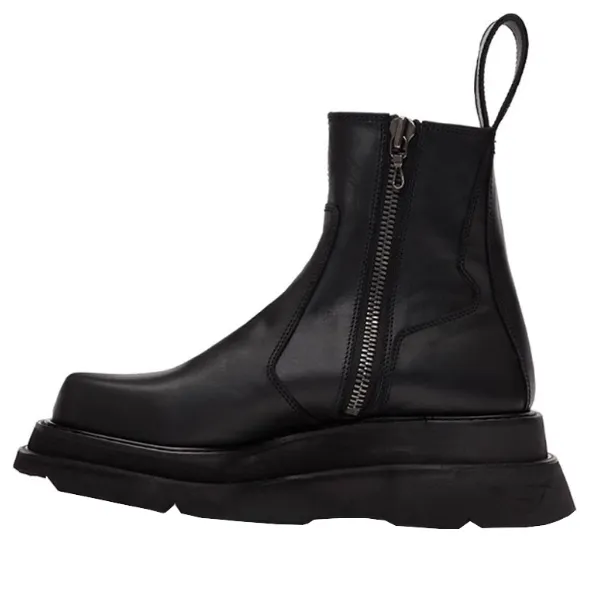 MARTINOX BROXA BRITISH STYLE HIGH TOP LEATHER BOOTS
