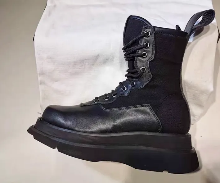 MARTINOX BROXA BRITISH STYLE HIGH TOP LEATHER BOOTS