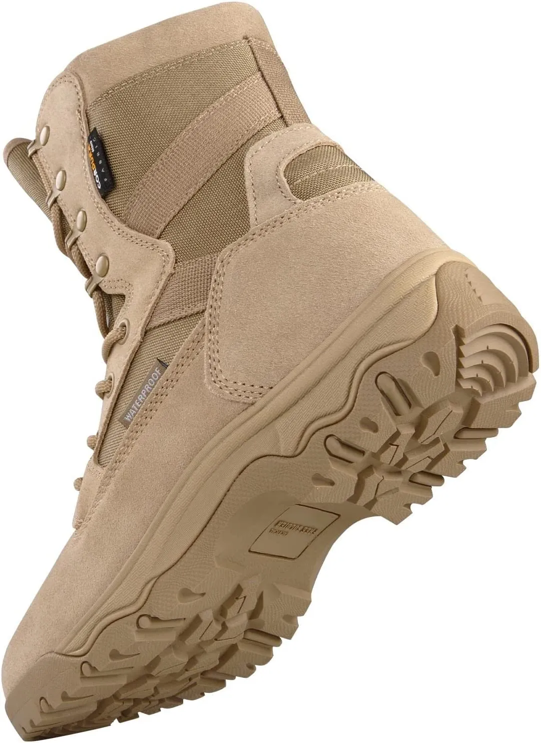 Men's Lightweight Combat Boots Durable Suede Leather Military Work Boots