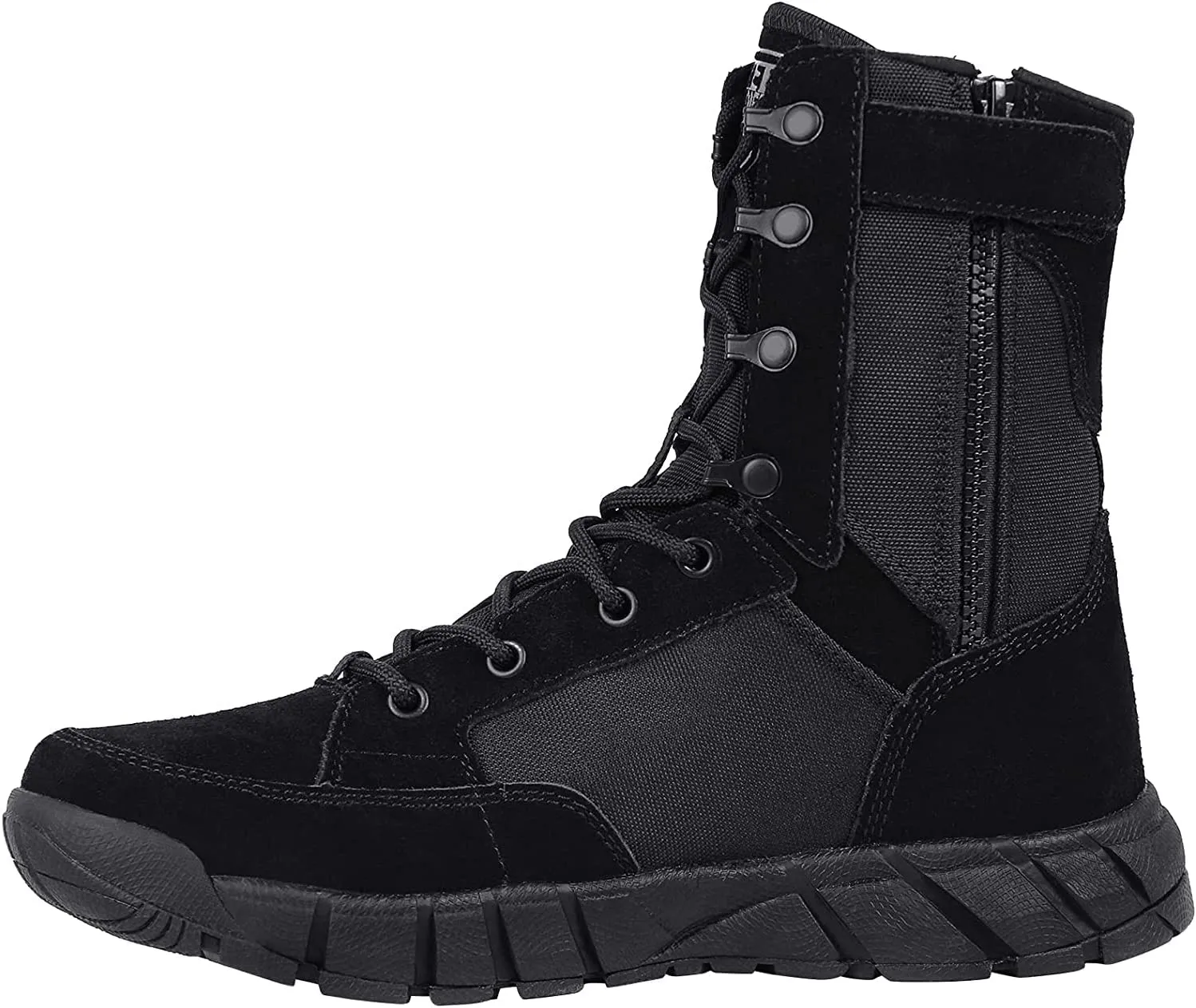 Men's Lightweight Combat Boots Durable Suede Leather Military Work Boots