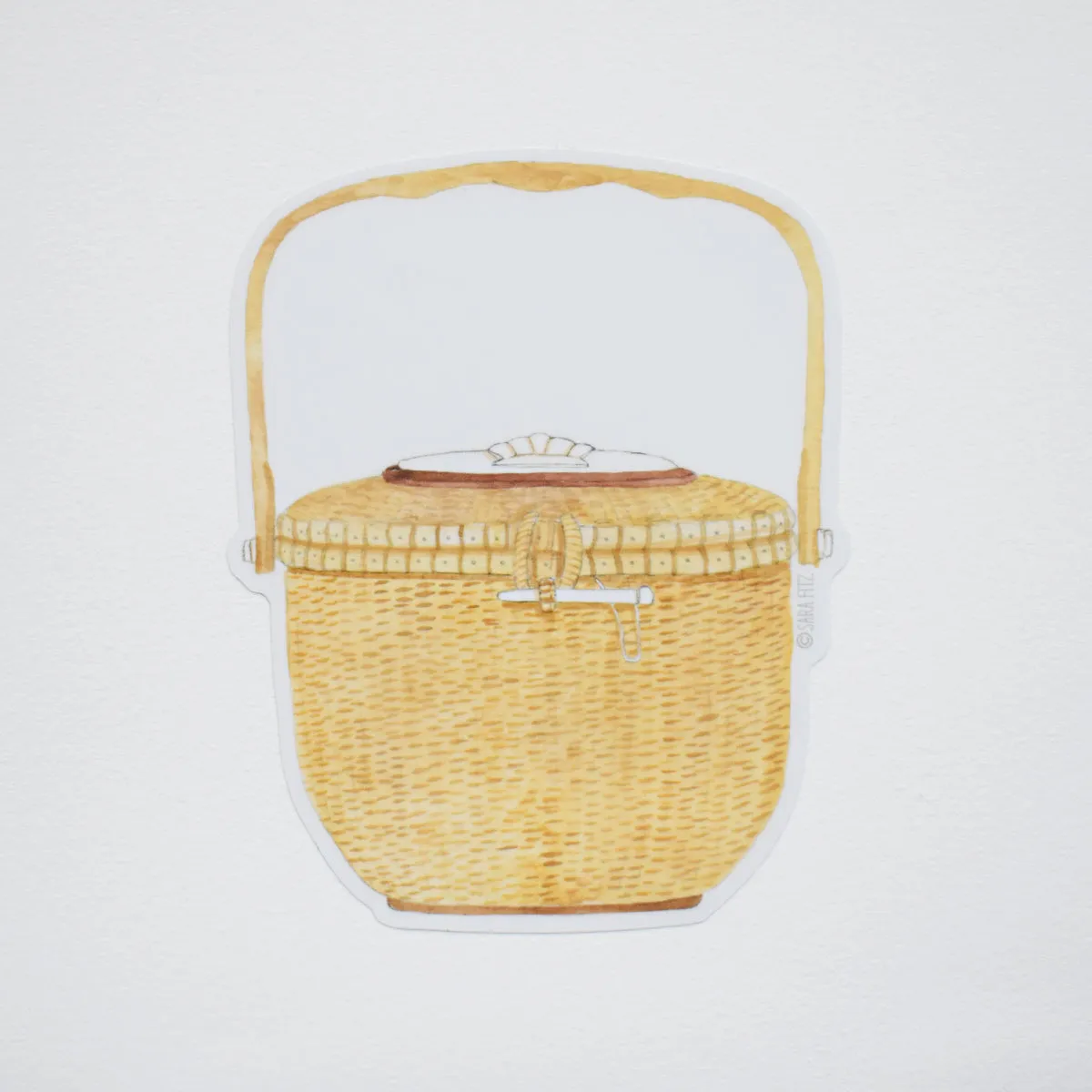 Nantucket Basket Sticker