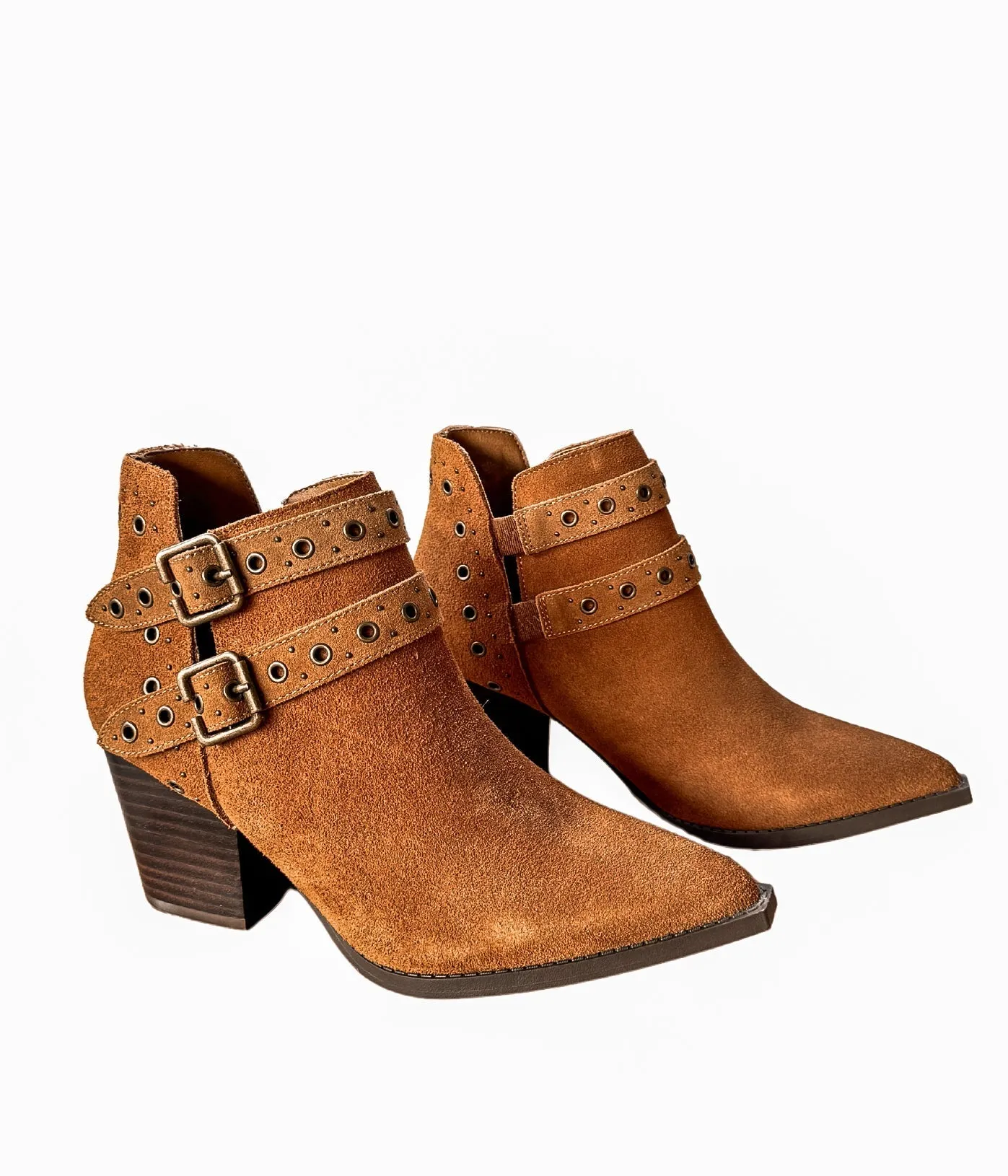 ONLINE EXCLUSIVE Elsa Leather Ankle Boot in Tan