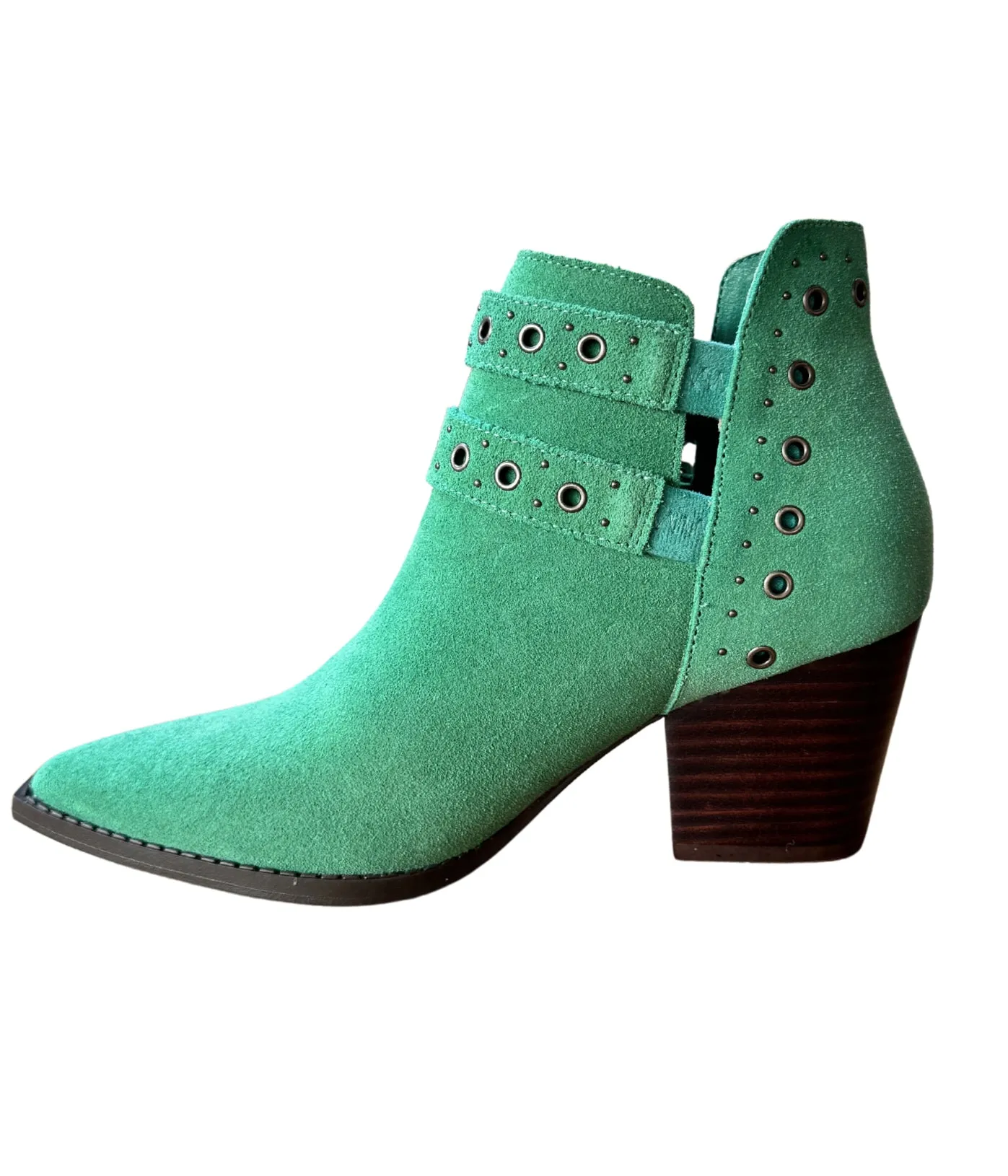 ONLINE EXCLUSIVE Elsa Leather Ankle Boot in Teal