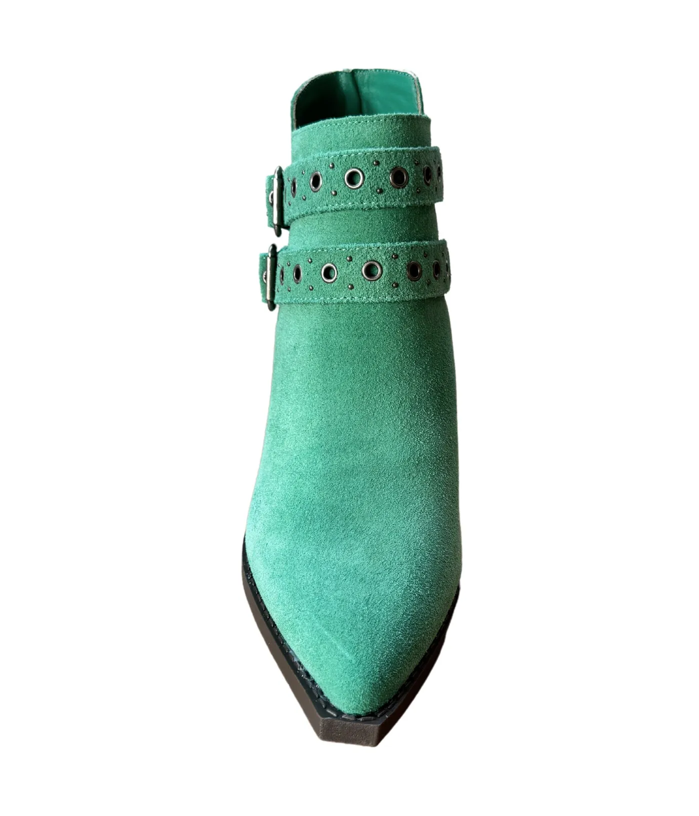 ONLINE EXCLUSIVE Elsa Leather Ankle Boot in Teal