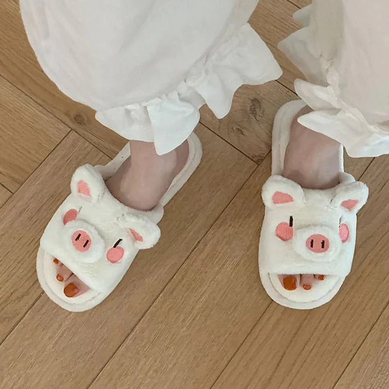 Piggy Plush Slippers
