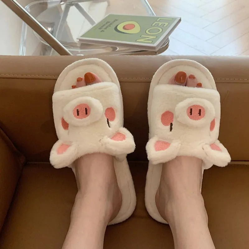 Piggy Plush Slippers