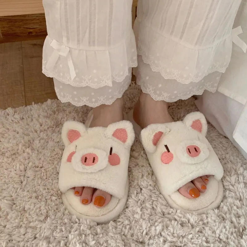 Piggy Plush Slippers