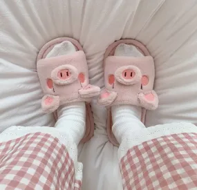 Piggy Plush Slippers