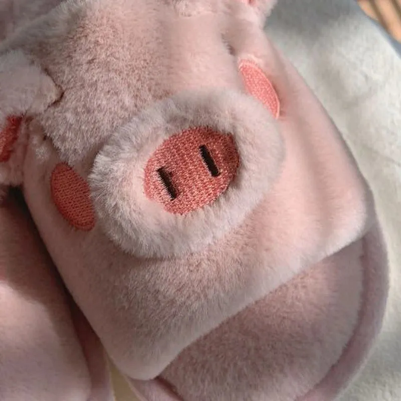 Piggy Plush Slippers