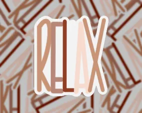 Relax Sticker