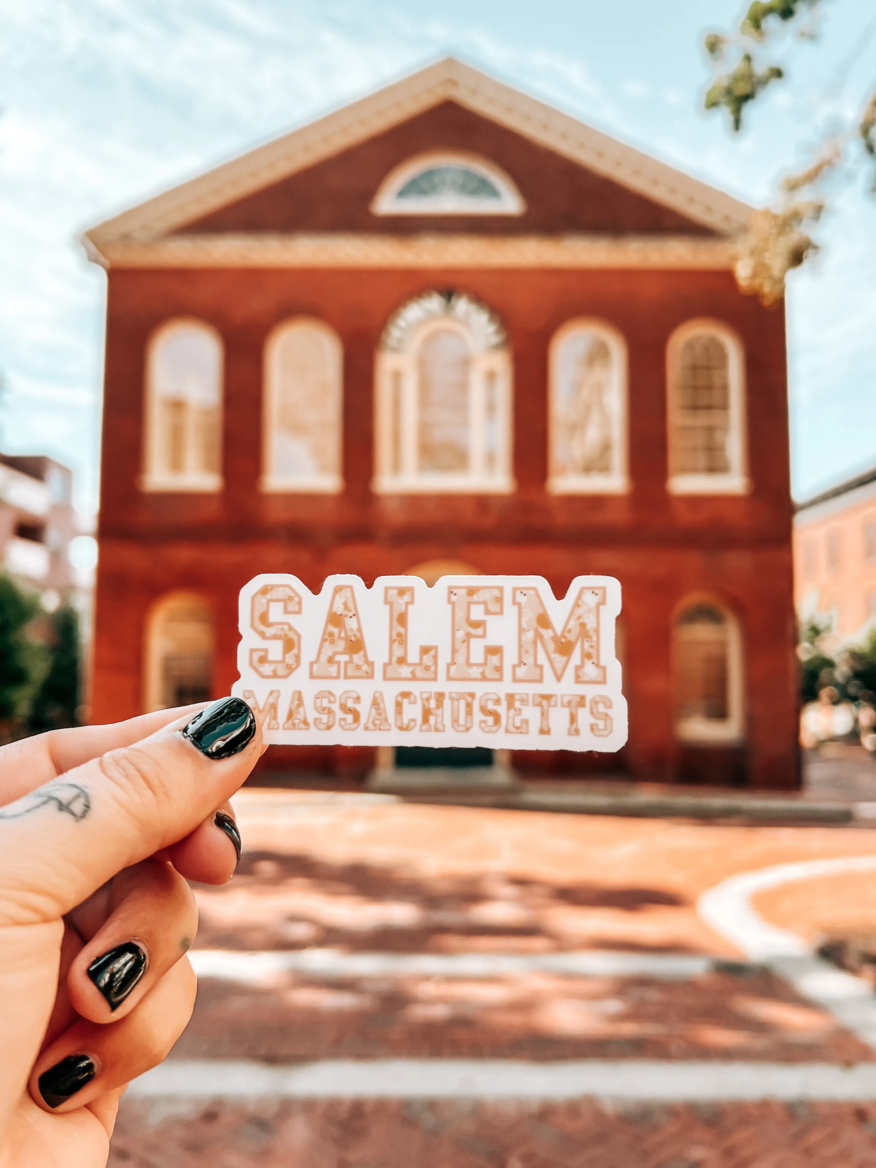 Salem Doodle Sticker