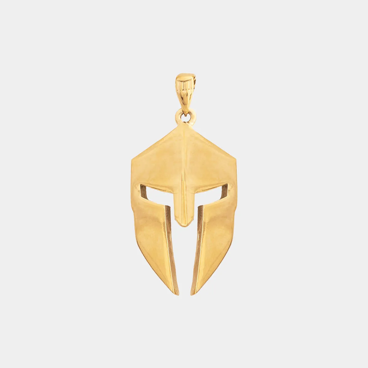 Spartan Helmet Pendant - Gold